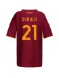 Billige AS Roma Paulo Dybala #21 Hjemmedrakt Dame 2025-26 Kortermet